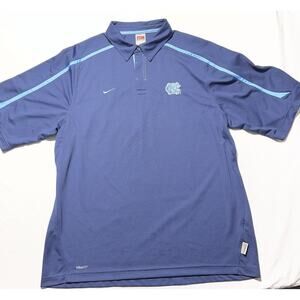 2000s Carolina Tar Heels Men’s L Tar Heel Logo Nike Golf Shirt